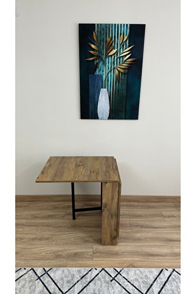 Modern Style Home Pratik Katlanır Taşınabilir 4-6 Kişilik Yemek Masası