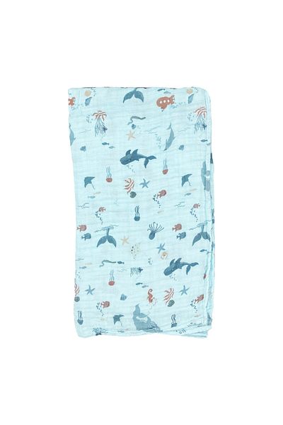 Tiffany Baby Printed Muslin Baby Blanket 100x110 Cm 79080
