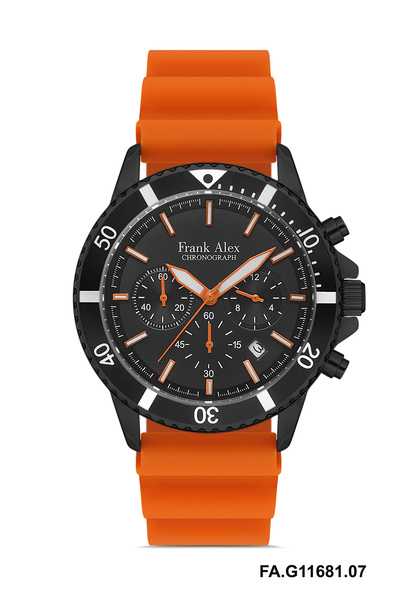 Frank Alex Silikon Kordonlu Erkek Kol Saati (FA.G11681.07)