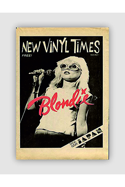 fırsatlar diyarı Blondie New Vinyl Times Punk Rock Metal Duvar Posteri - Kalı...