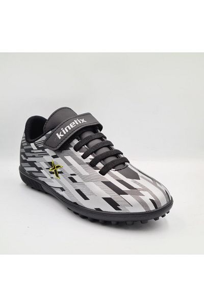 Kinetix Rado Tf 4Fx Gri - Negri Pantofi de fotbal Astroturf pentru baieti