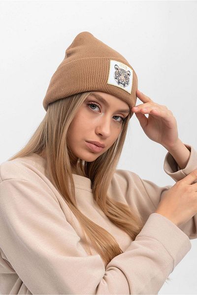 Saria Moda Tiger Emblem Beret
