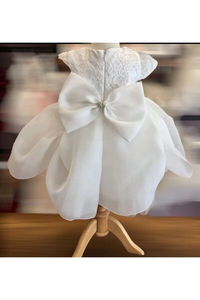 Nipperland Nipper Kız Bebek Fransız Dantelli 3345 Mevlüt Ve Özel Gün Elbisesi