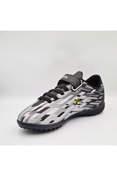 Kinetix Rado Tf 4Fx Gri - Siyah Erkek Çocuk Halı Saha Futbol Ayakkabısı