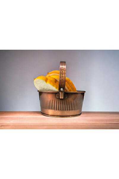 LUCKYHOMES Bread Basket with Bread Holder Multi-Purpose Galvanized Stainless Basket The One