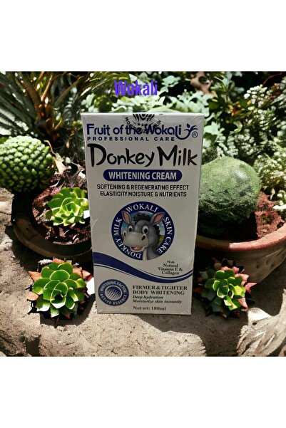 wokali Eşek Sütü Nemlendirici Ve Beyazlatıcı Vücut Kremi 180 ml