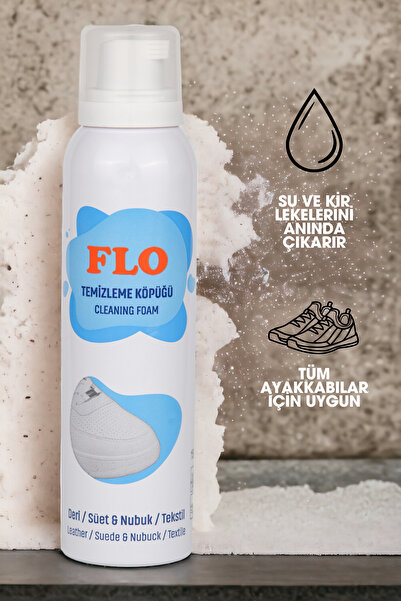 Flo Ayakkabı Temizleme Köpüğü / Ayakkabı Bakım / Beyaz Ayakkabı Temizleme