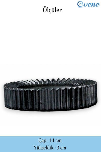 Evene Ashtray Black Ash Tray Decorative Ashtray 2 Pieces Model 5