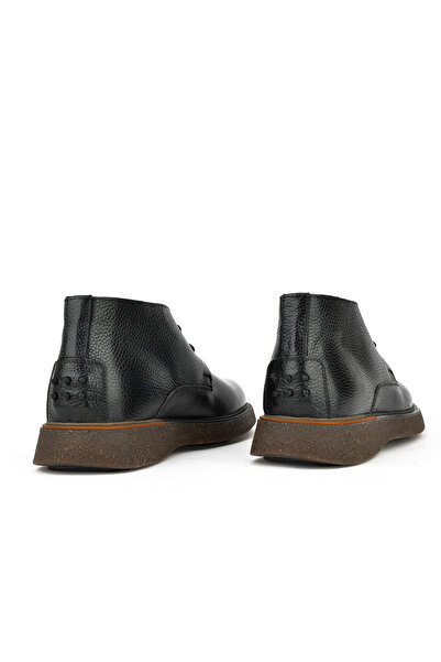 Ziya , Erkek Hakiki Deri Bot 1331007z3048 Siyah