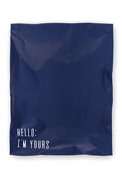 House Of Pack Renkli Kargo Poşeti - 35x45 Cm - Lacivert - 50 Adet