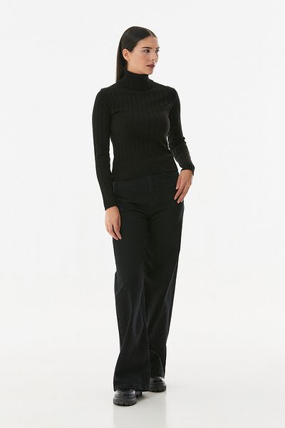 Fulla Moda Pulover de tricotaj cu gât