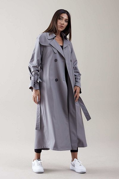 SahraAfra Parrot Oversize Trench Coat