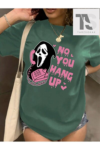 Tarzsokak Tricou cu mânecă scurtă cu imprimeu Ghost Slogan