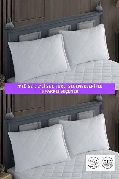 sevilya 4 штуки 100% бавовняні капітонні чохли для подушок з блискавкою, водонепроникні, кольорові