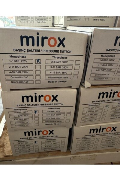 mirox HİDRAFOR ŞALTERİ-MİROX 1-6 BAR MF TAHLİYESİZ 1/2"