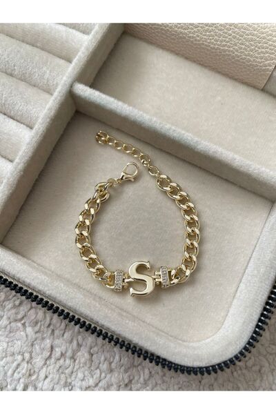 ZWEIG Harfli Zincir Bileklik