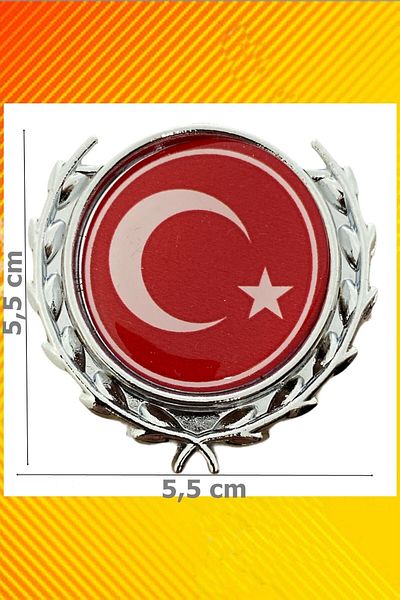 Sedef Turkish Flag Casting Crest