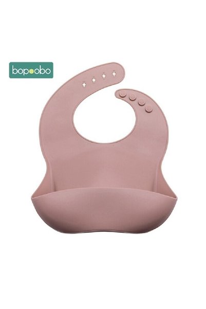 vipgross Silicone Baby Bib Pink