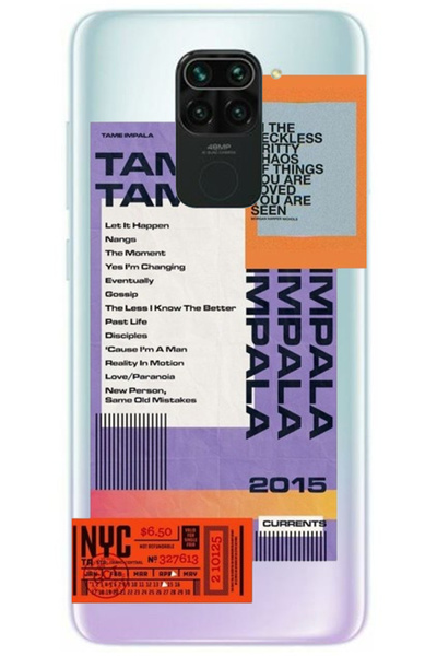 WANNA PROTECT Xiaomi Redmi Note 9 Impala Patterned Transparent Silicone Case