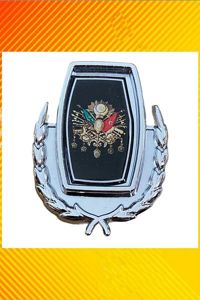 Sedef Ottoman Flag Metal Crest