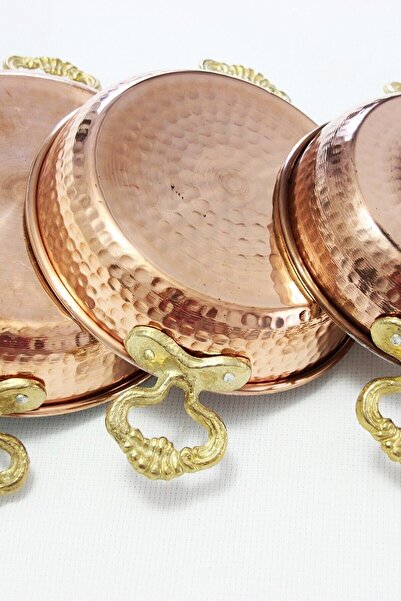 FAYA HOME 3-Piece Copper Pan Set 16-18-20 Cm