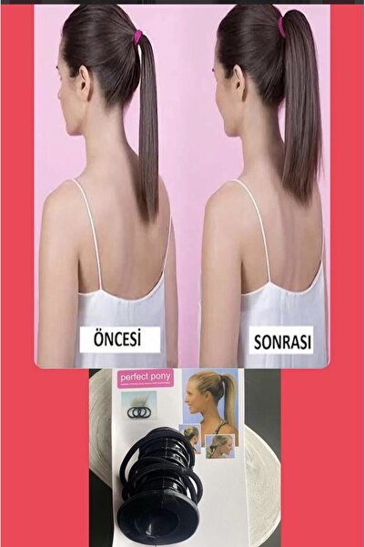 modernist جهاز ذيل الحصان الأسود ذو الاحتفاظ العمودي