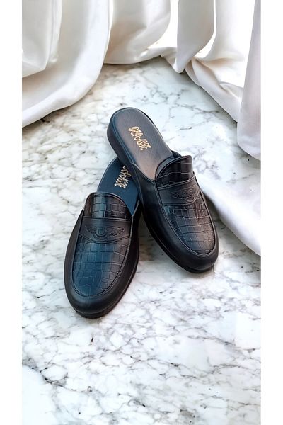 DEPASSE Black Men's Home Guest Dowry Bundle and Groom Slippers