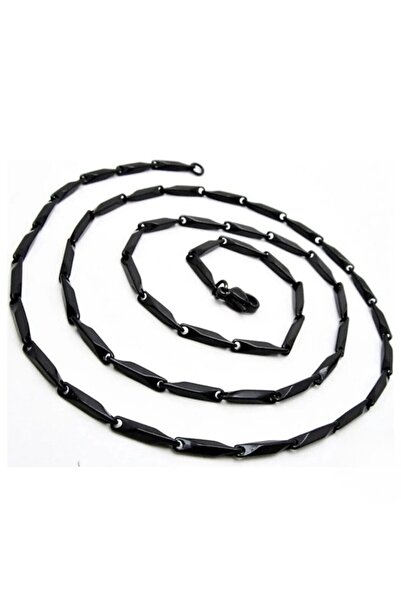 MAZEN قلادة رجالية مقاومة للتلطيخ، موديل مطابق، مقاس 55 سم، 316L، ستانلس ستيل...