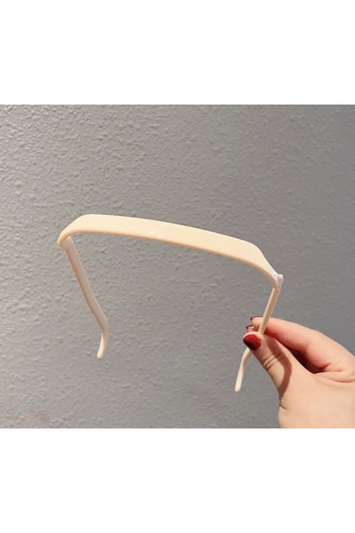 modernist Cream Colored Glasses Effect Crown