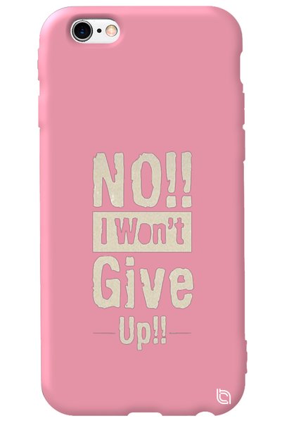 WANNA PROTECT I Don'T Care Patterned Silicone Phone Case for iPhone 6 Plus Pi...