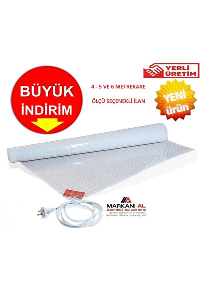 Markanial Elektrikli Halı Altı Isıtıcı ( Ölçü Seçenekli 4-5-6 Metrekareler )