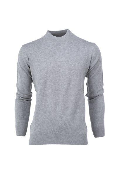 Oppland Men's Winter Natural Cotton Knitwear Thin Knitted Half Turtleneck Stylish Sweater Comfortable Classic Model
