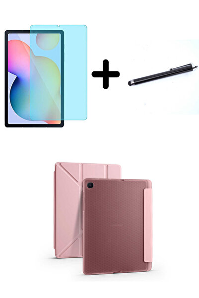 Nezih Case Galaxy Tab S6 Lite P610 / P613 Kalem Bölmeli Uyumlu Deri Kılıf + E...