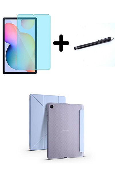 Nezih Case Galaxy Tab S6 Lite P610 / P613 Kalem Bölmeli Uyumlu Deri Kılıf + E...