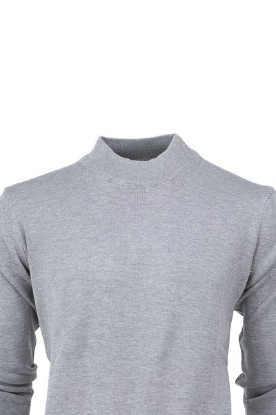 Oppland Men's Winter Natural Cotton Knitwear Thin Knitted Half Turtleneck Stylish Sweater Comfortable Classic Model