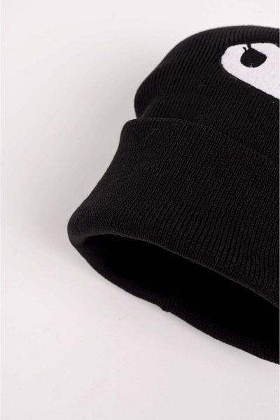Toum Anime Kuromi με μοτίβο Unisex Μαύρο Κεντημένο Μπερέ