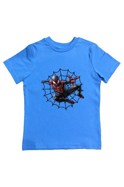 SPIDERMAN tricou copii de vara din stofa pieptanata din bumbac tip spider-man imprimat