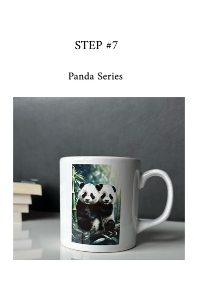 Heg Store Panda Desenli Baskılı Kupa