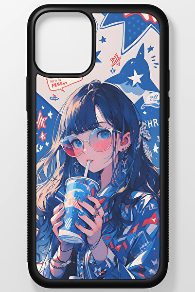 TREND Anime Kırılmaz (TEMPERLİ) Cam Sert Plastik Iphone 12 Telefon Kılıfı