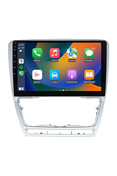 EXVOL SKODA OCTAVİA ANDROİD MULTİMEDYA 2008-2012 CARPLAY 2GB-32GB 10 İNC HD IPS KAMERA HEDİYELİ