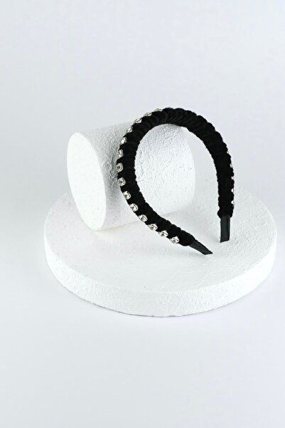 Hayals تاج رباط شعر مخملي مرصع بأحجار كريستال ووترواي