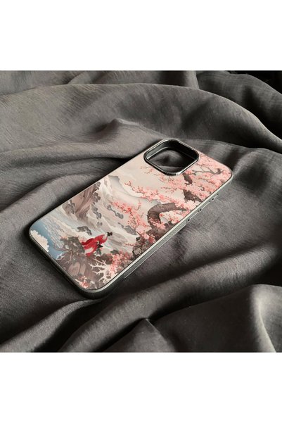 TREND Hokusai Japanese Culture Unbreakable (Tempered) Glass Hard Plastic iPhone 15 Pro Max Phone Case