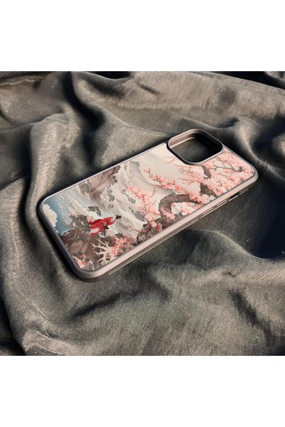 TREND Hokusai Japanese Culture Unbreakable (Tempered) Glass Hard Plastic for iPhone 12 Mini Phone Case