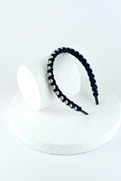 Hayals Waterway Thin Crystal Stone Velvet Bandă de păr Coroană