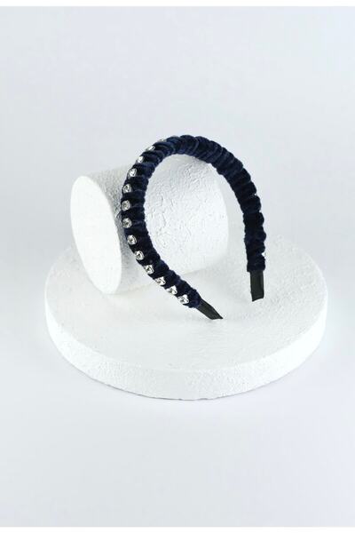 Hayals Waterway Crystal Stone Velvet Bandă de păr Coroană