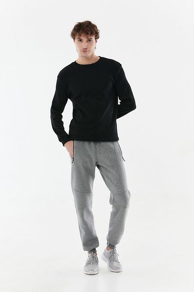 Fulla Moda Φούτερ Basic Corded Crew Neck