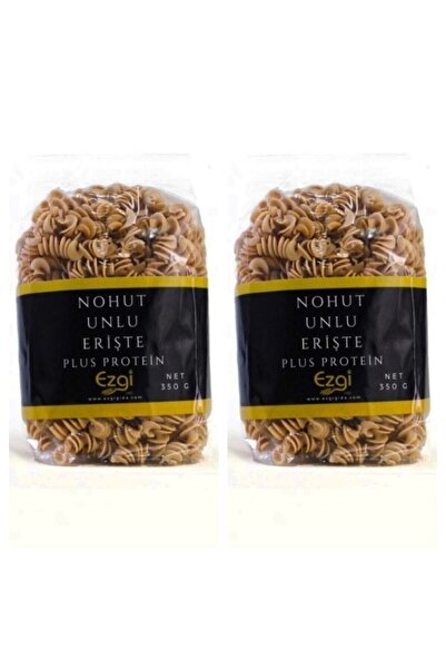 Ezgi Vegan Nohut Unlu Burgu Erişte 350 G X 2 Adet