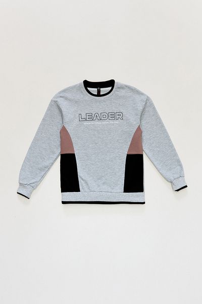 Fulla Moda Printed Color Blocked Boy's Sweatshirt