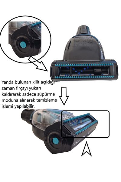 Popüler Fantom Pratic-s - Dyson Mini Turbo Head, Compatible Upright Vacuum Cleaner
