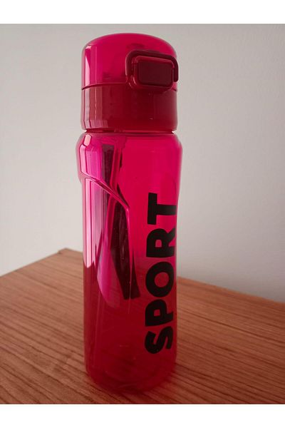 Relaxion 700ml Shockproof Water Bottle with Straw Bottle BPA Free RLX426-Red